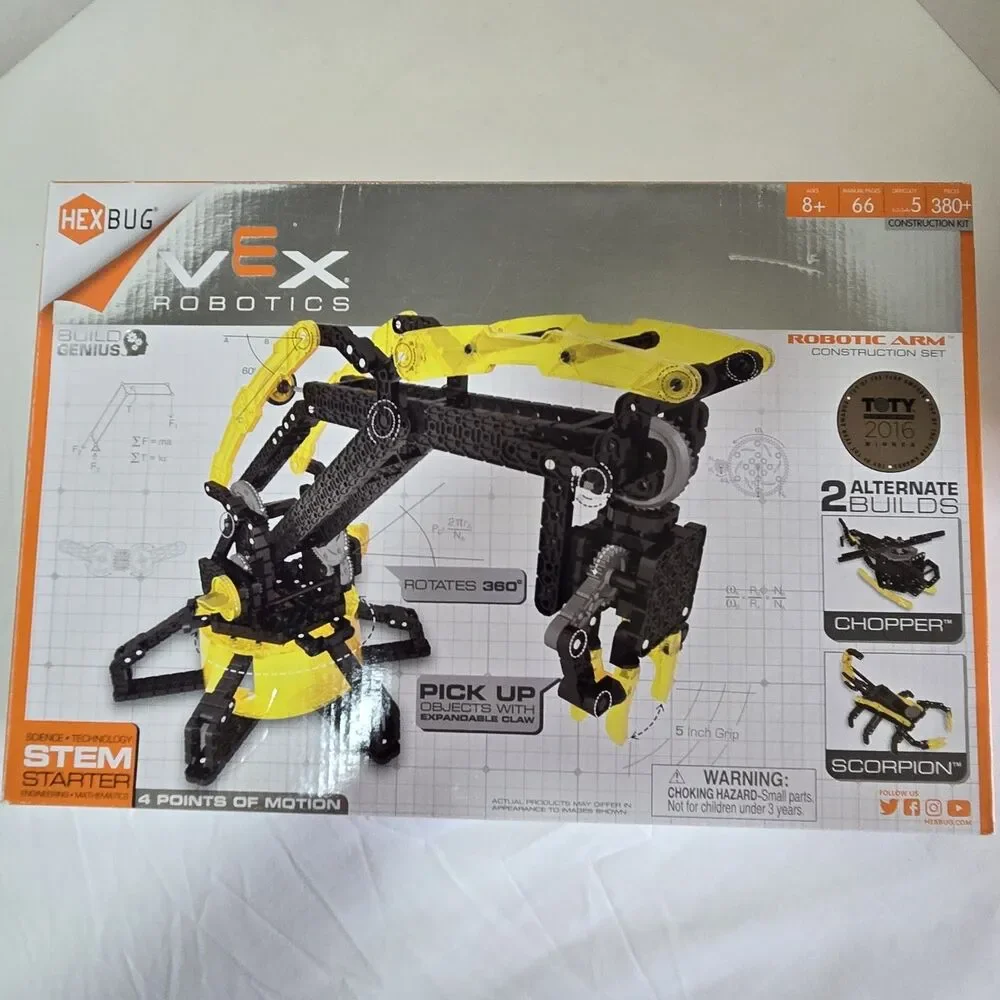 VEX Robotics Robotic Arm by Hexbug STEM Toy Set - Internal Bags Sealed CIB